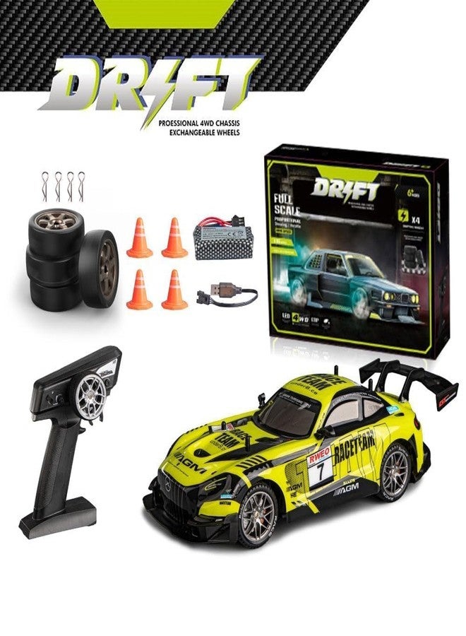 OOTLO 2.4G 1:16 RC Drift Car - 30KM/H High-Speed Remote Control Racer with Smooth Drifting, LED Lights, Dual Tyres & Durable Off-Road Design for Kids & Teens - Image 5
